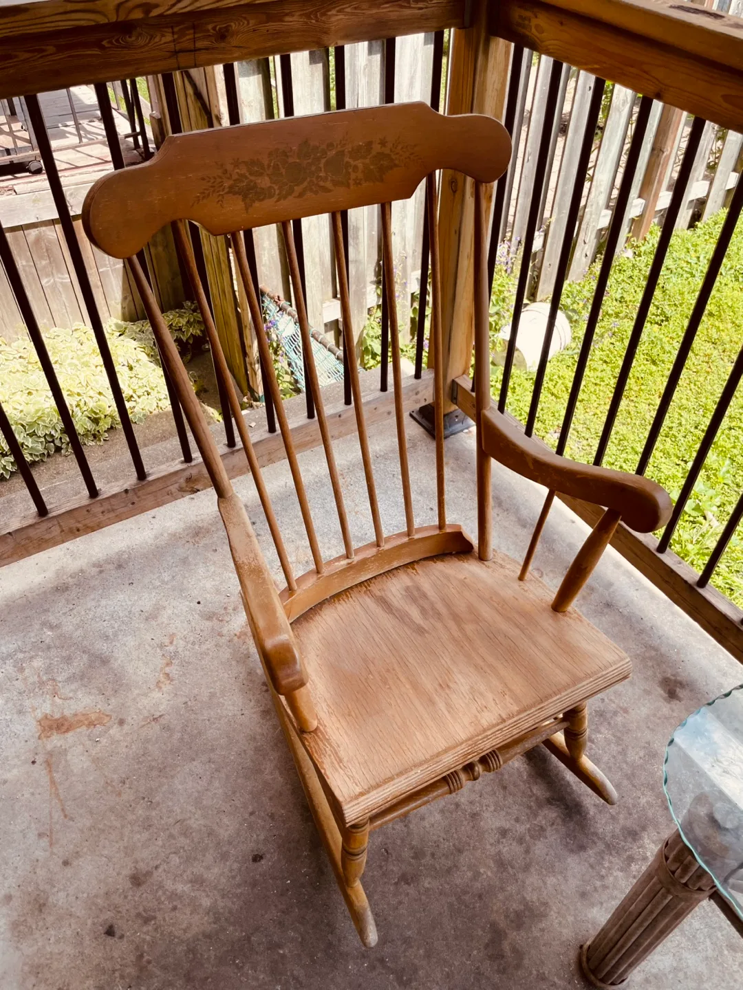 Wooden Rocking Chair thumbnail