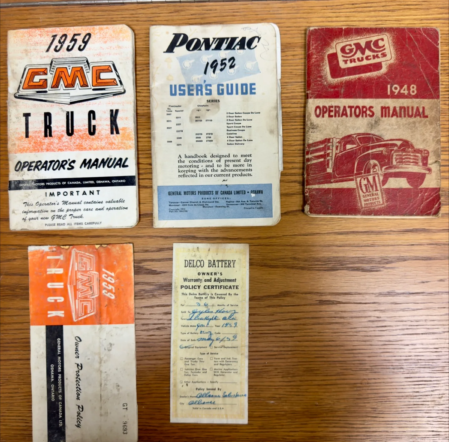 Vintage Pontiac & GMC User/Operator Manuals thumbnail