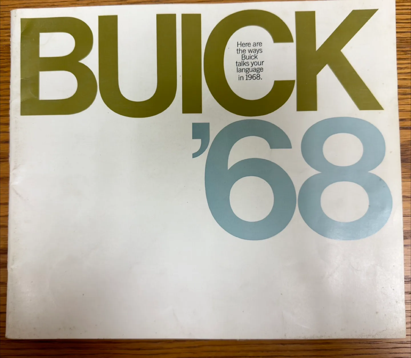 Vintage Buick '68 Brochure lineup -72 pages thumbnail