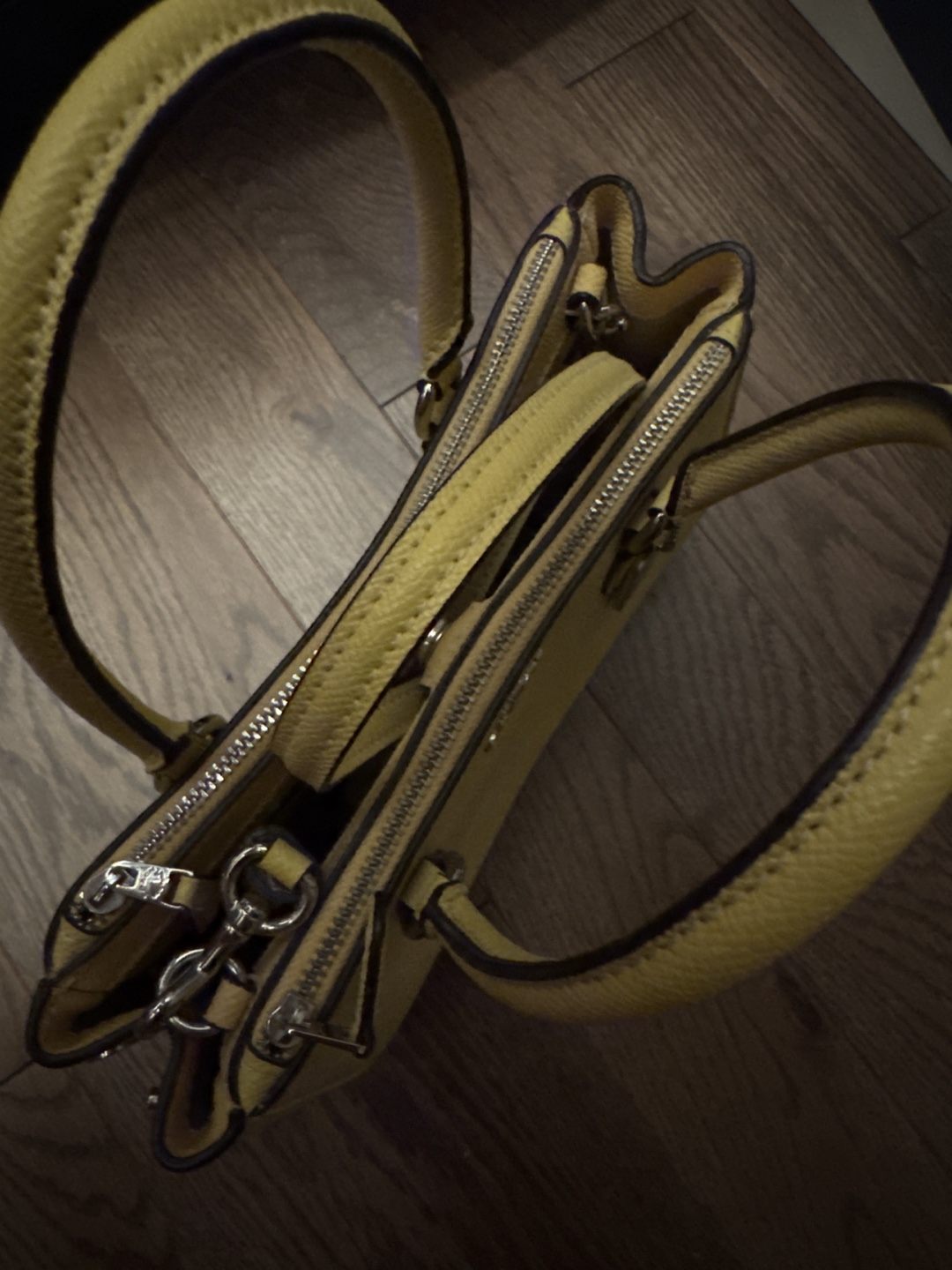 Coach Yellow Leather Satchel - photo 3