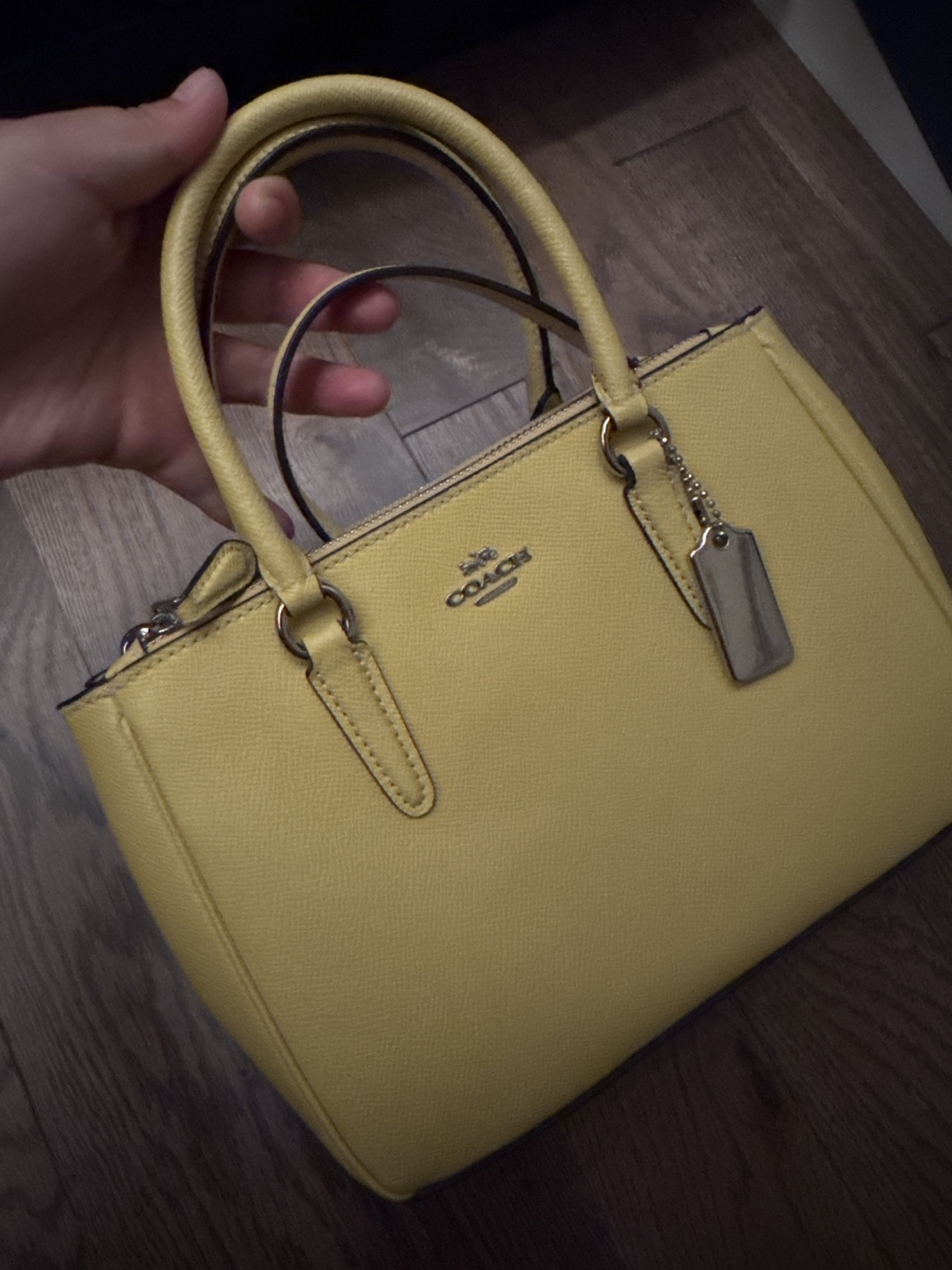 Coach Yellow Leather Satchel - photo 2