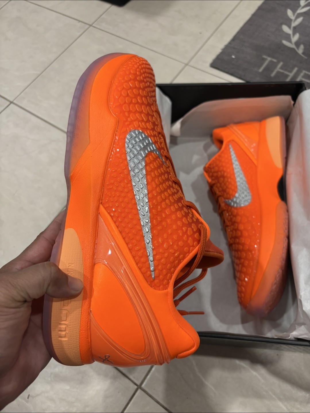 Size 16 (Sold) and size 11 Kobe total orange $400 each - photo 4