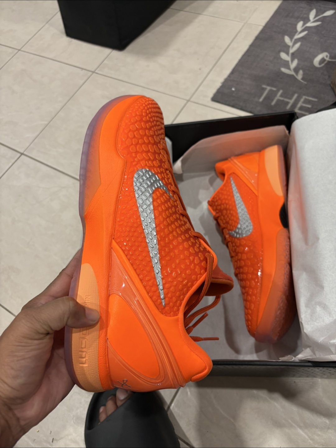 Size 16 (Sold) and size 11 Kobe total orange $400 each - photo 5