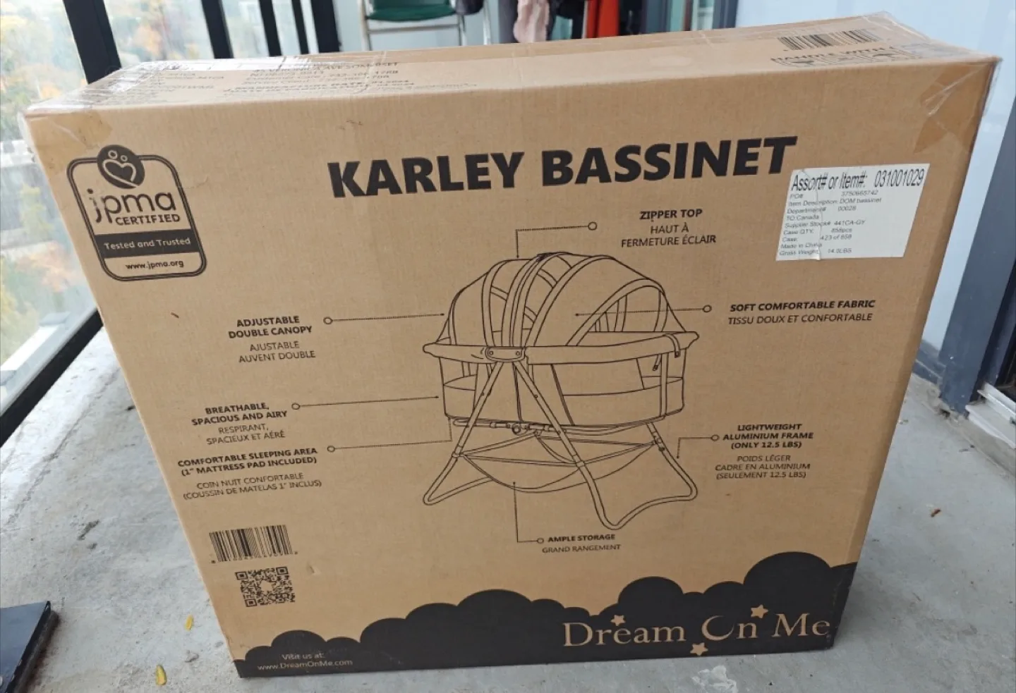 Dream On Me Karley Bassinet thumbnail