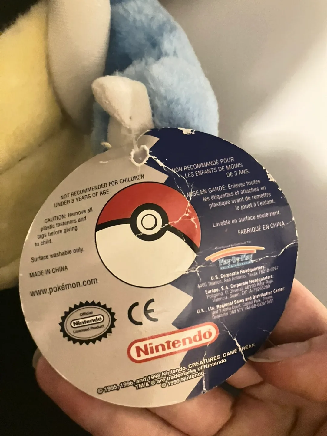 Vintage (1999) Blastoise Stuffed Animal image indicator(4)