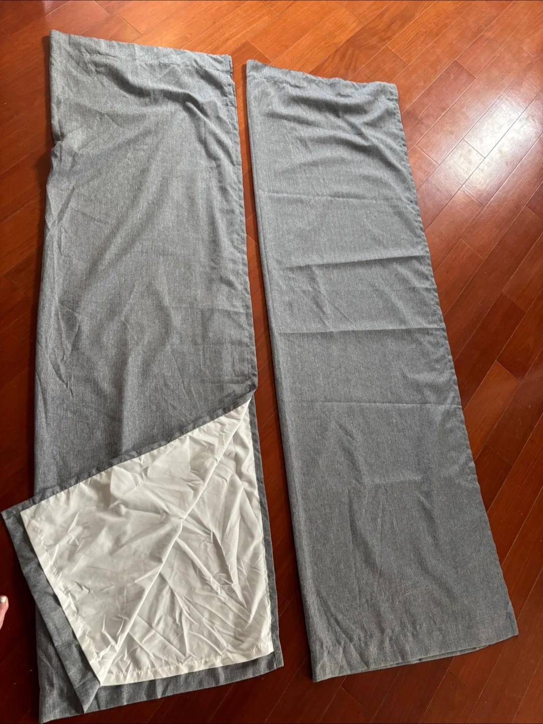 Set of 2 - Grey Blackout Curtain Panels thumbnail