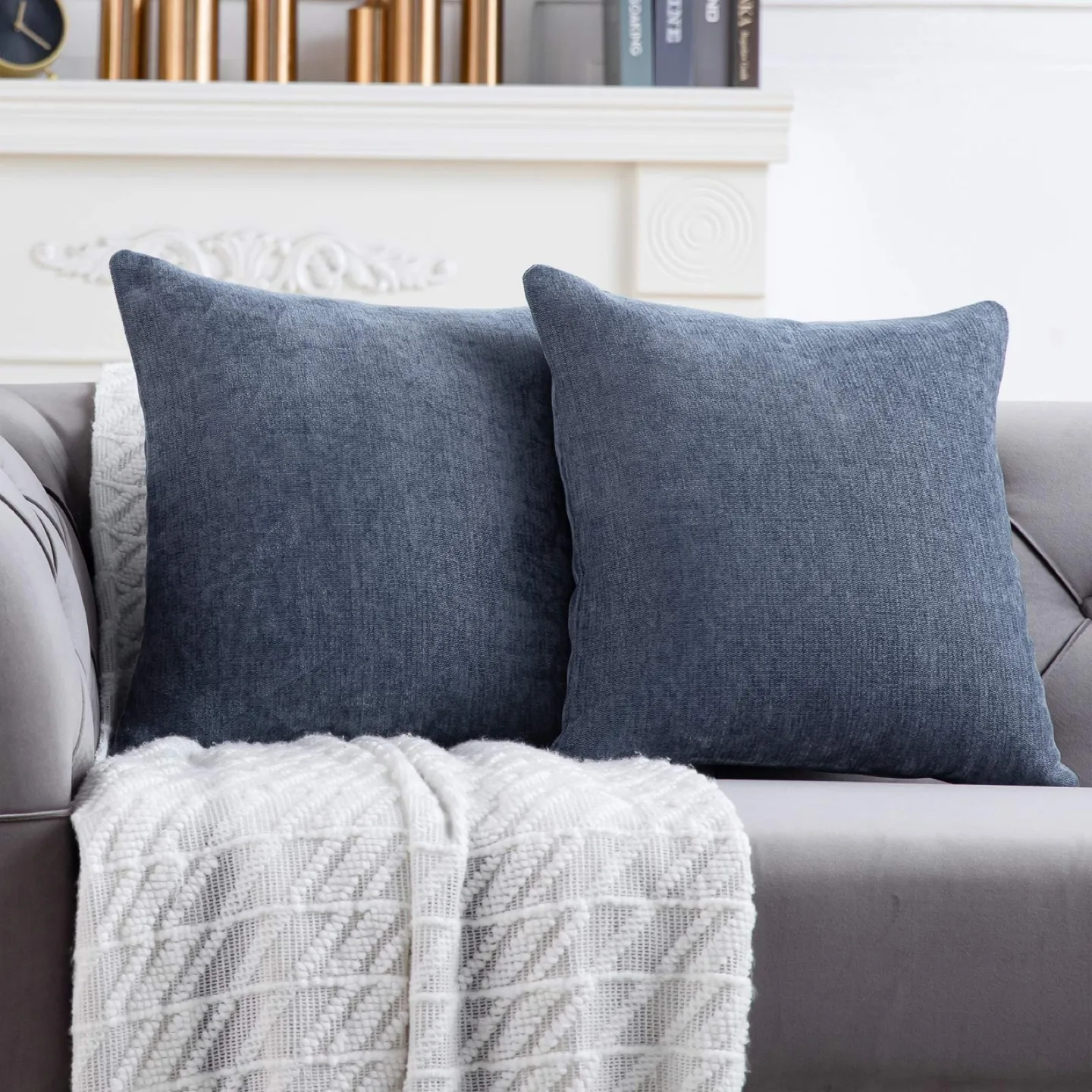 Wanted Blue Decorative Throw Pillows thumbnail
