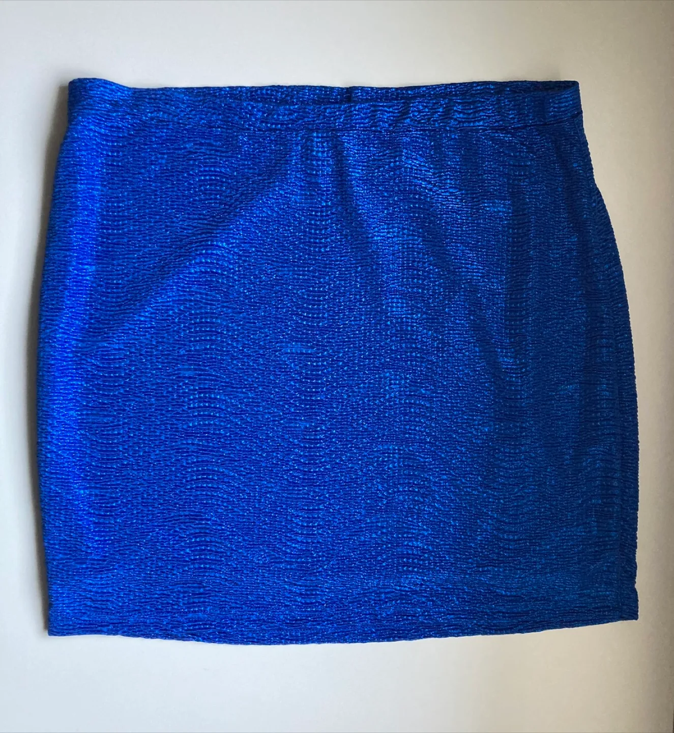 H&M Blue Skirt - Size L thumbnail