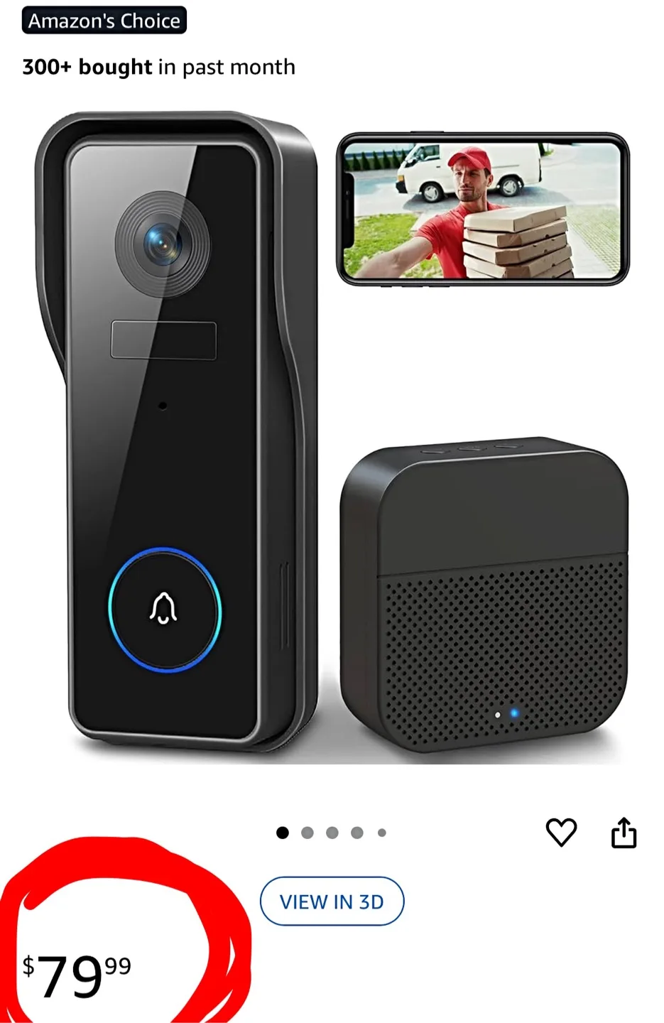 Xtu Security Doorbell with Chime 09 image indicator(9)