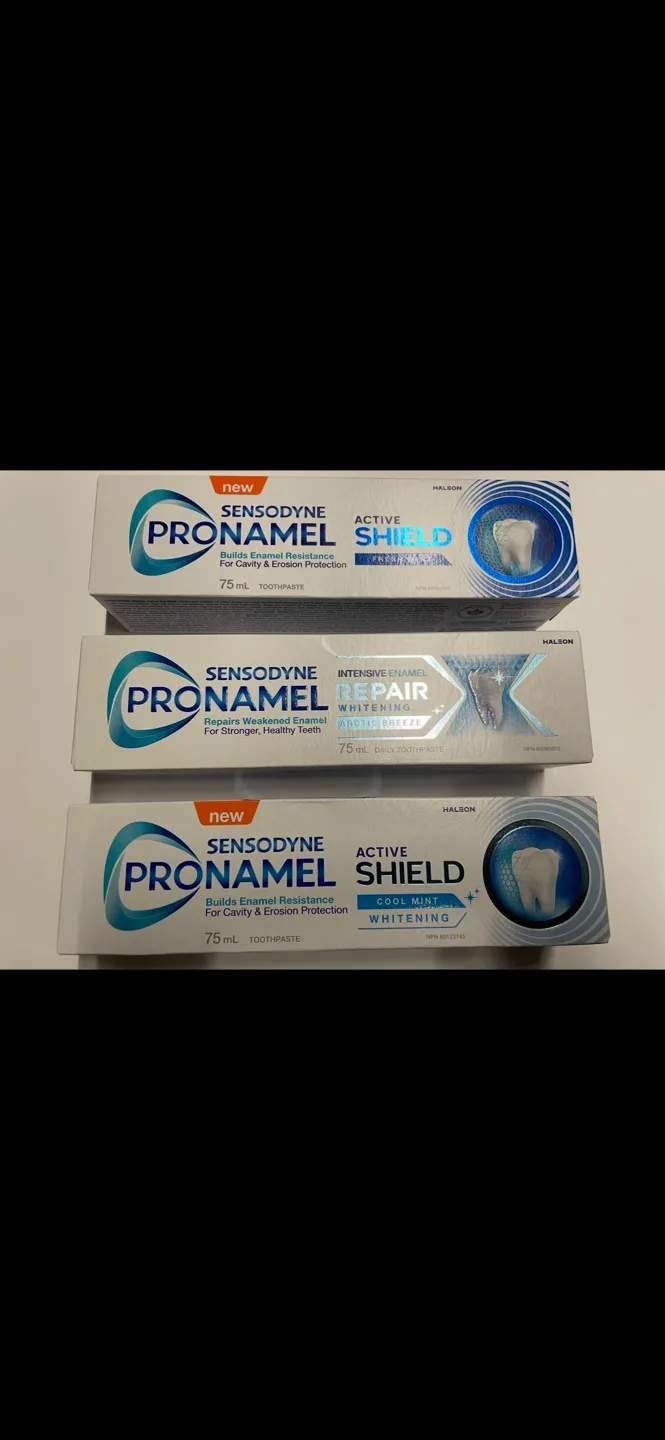 Assorted Sensodyne Toothpastes thumbnail