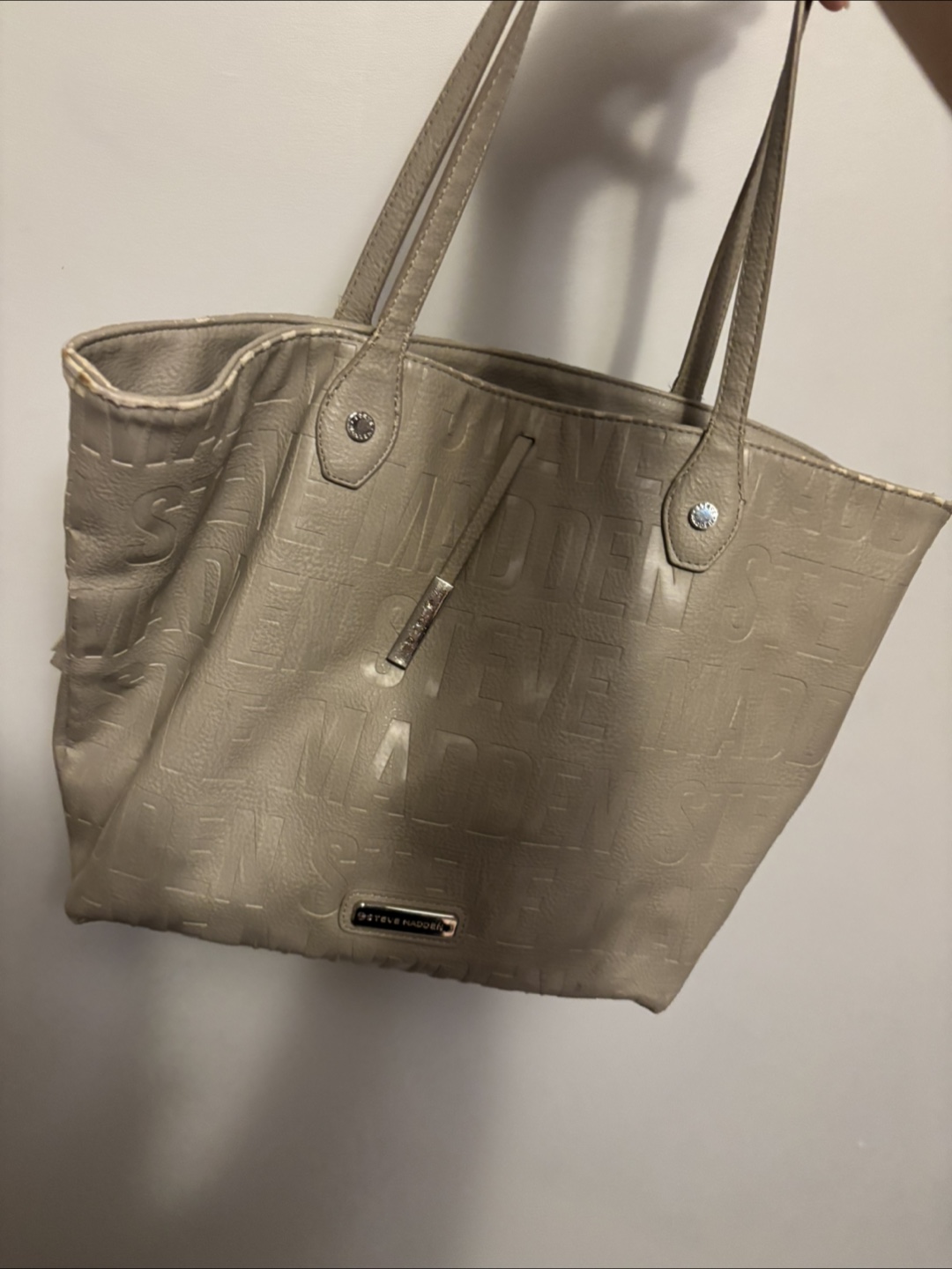 Steve Madden Beige Tote Bag - photo 2