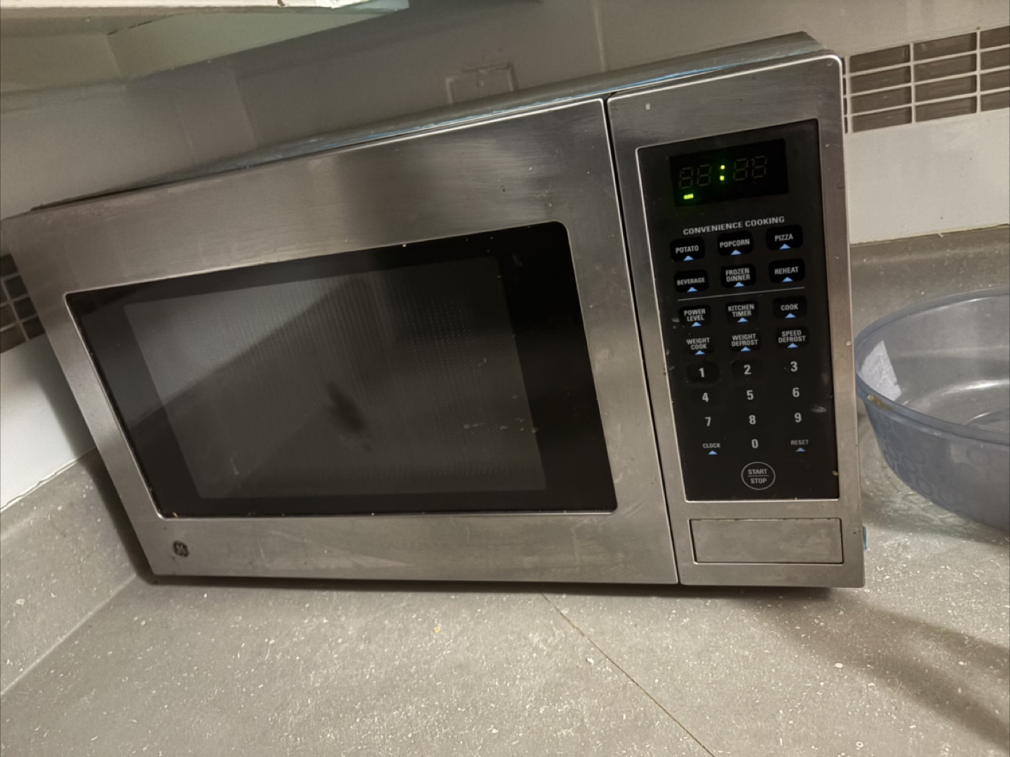 GE Stainless Steel Countertop Microwave Oven