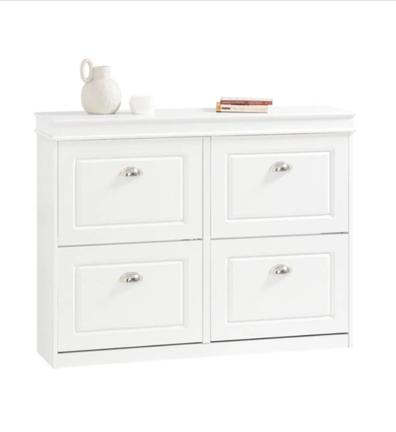 White Shoe Storage Cabinet thumbnail