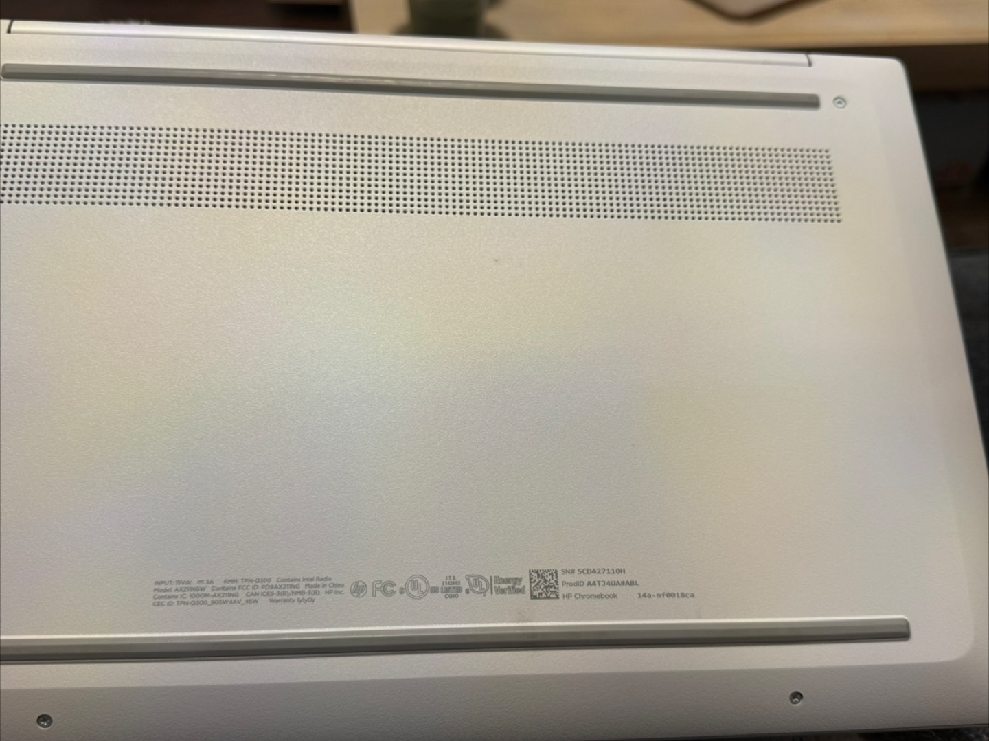 HP Chromebook 14 inch, Glacier Silver - photo 3