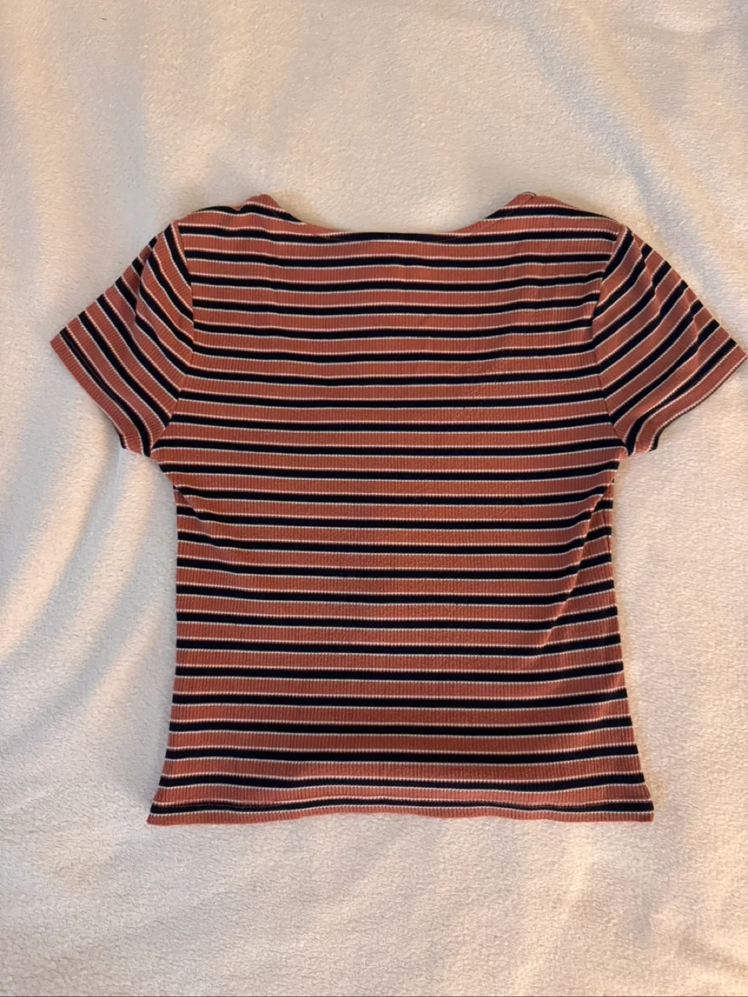 Striped Button Top - Size M image indicator(2)
