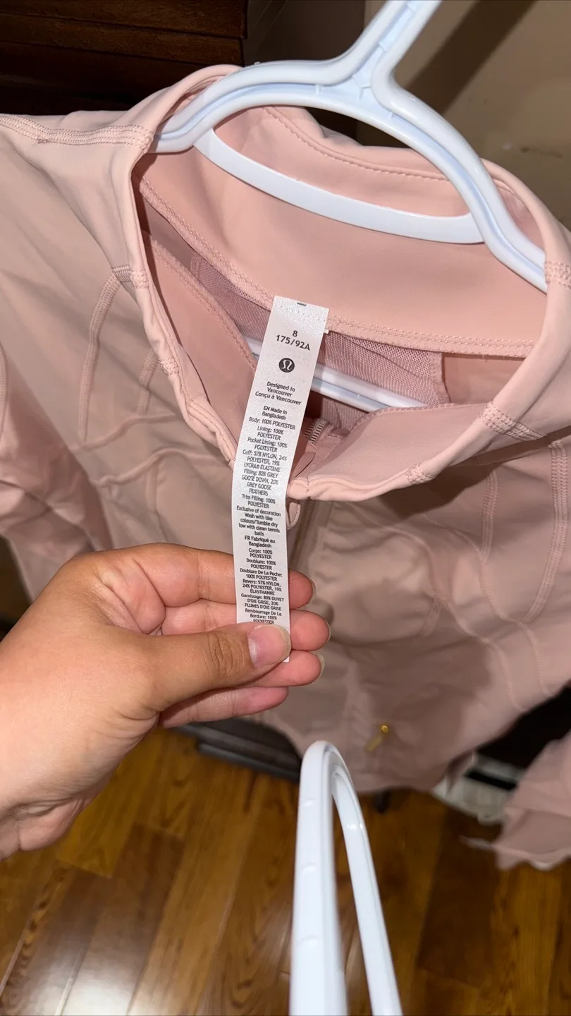 Lululemon Define Jacket, Size 8, Pink image indicator(5)