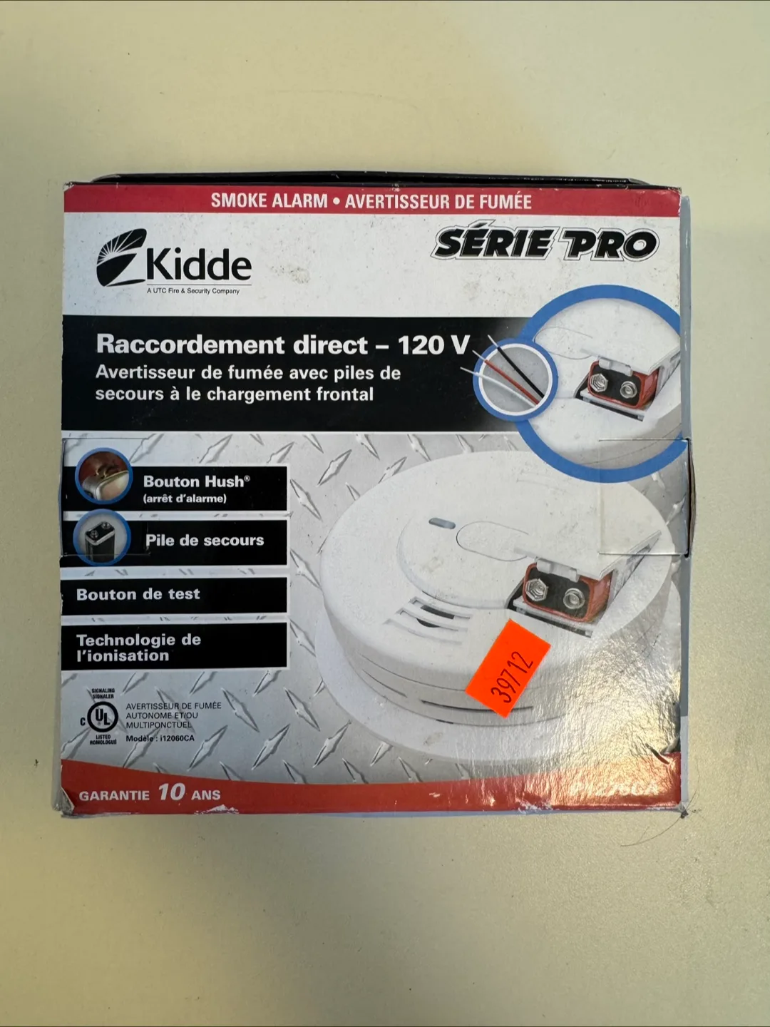 Kidde Pro Series Smoke Alarm - Direct Wire 120V thumbnail