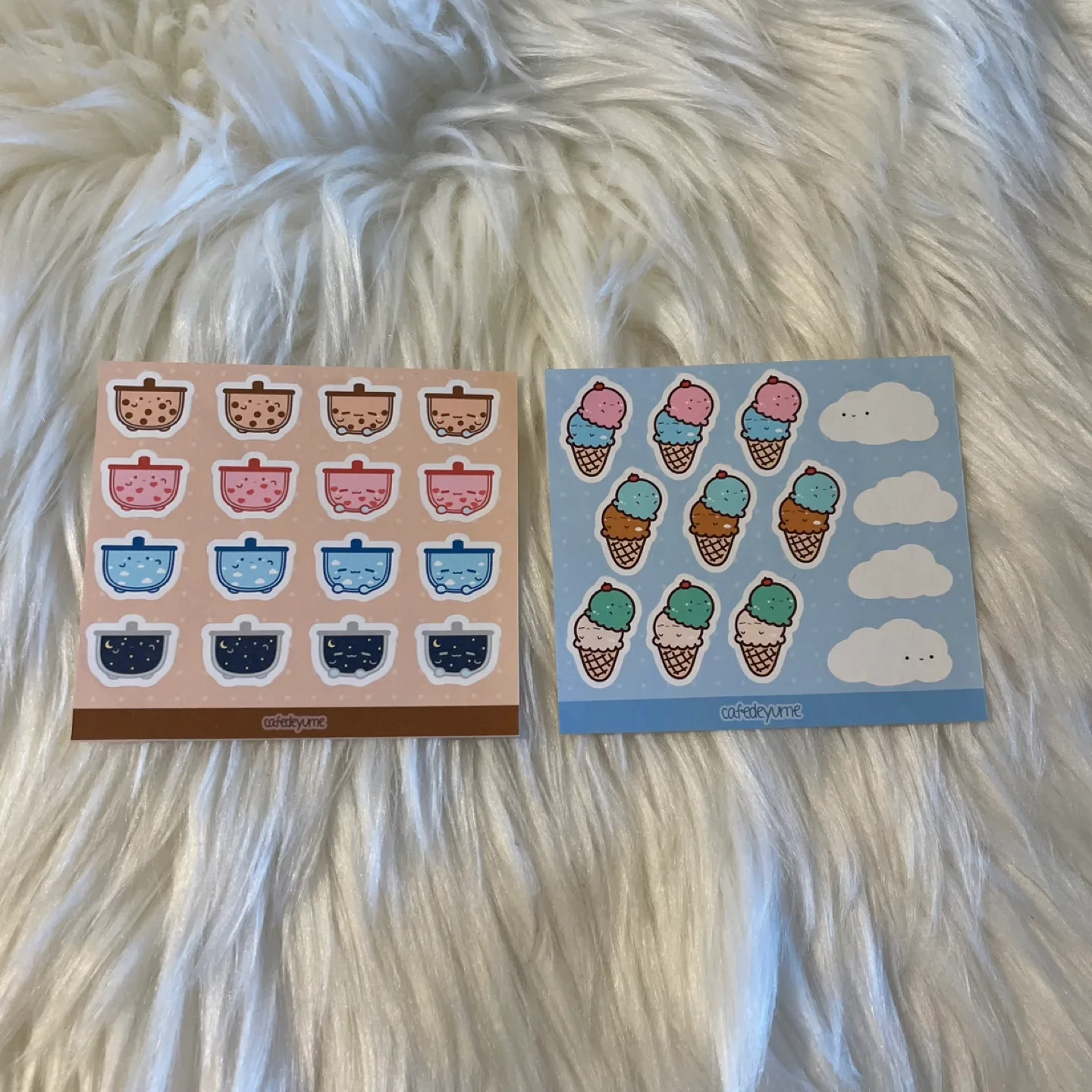 CafedeYume Sticker Sheets - Cute Designs! thumbnail