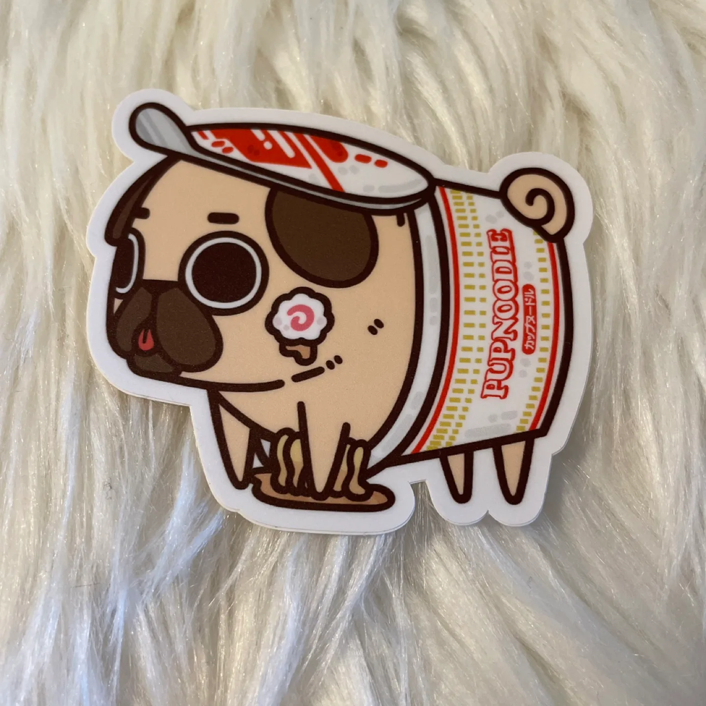 Pup Noodle Sticker thumbnail