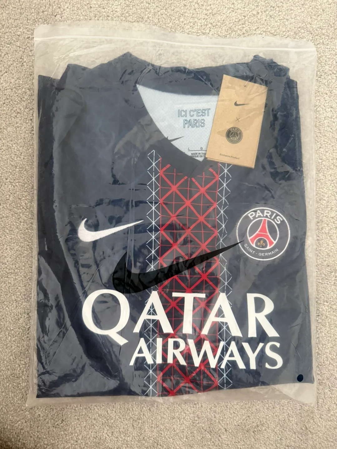 BNWT L New Season PSG 25/26 Jersey image indicator(5)