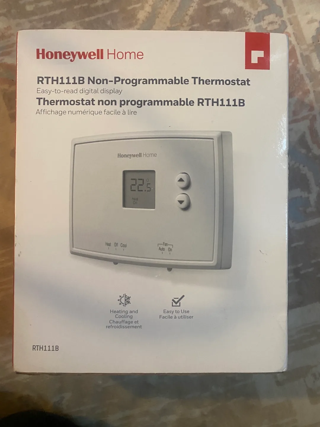 Honeywell Home RTH111B Digital Non-Programmable Thermostat image indicator(3)