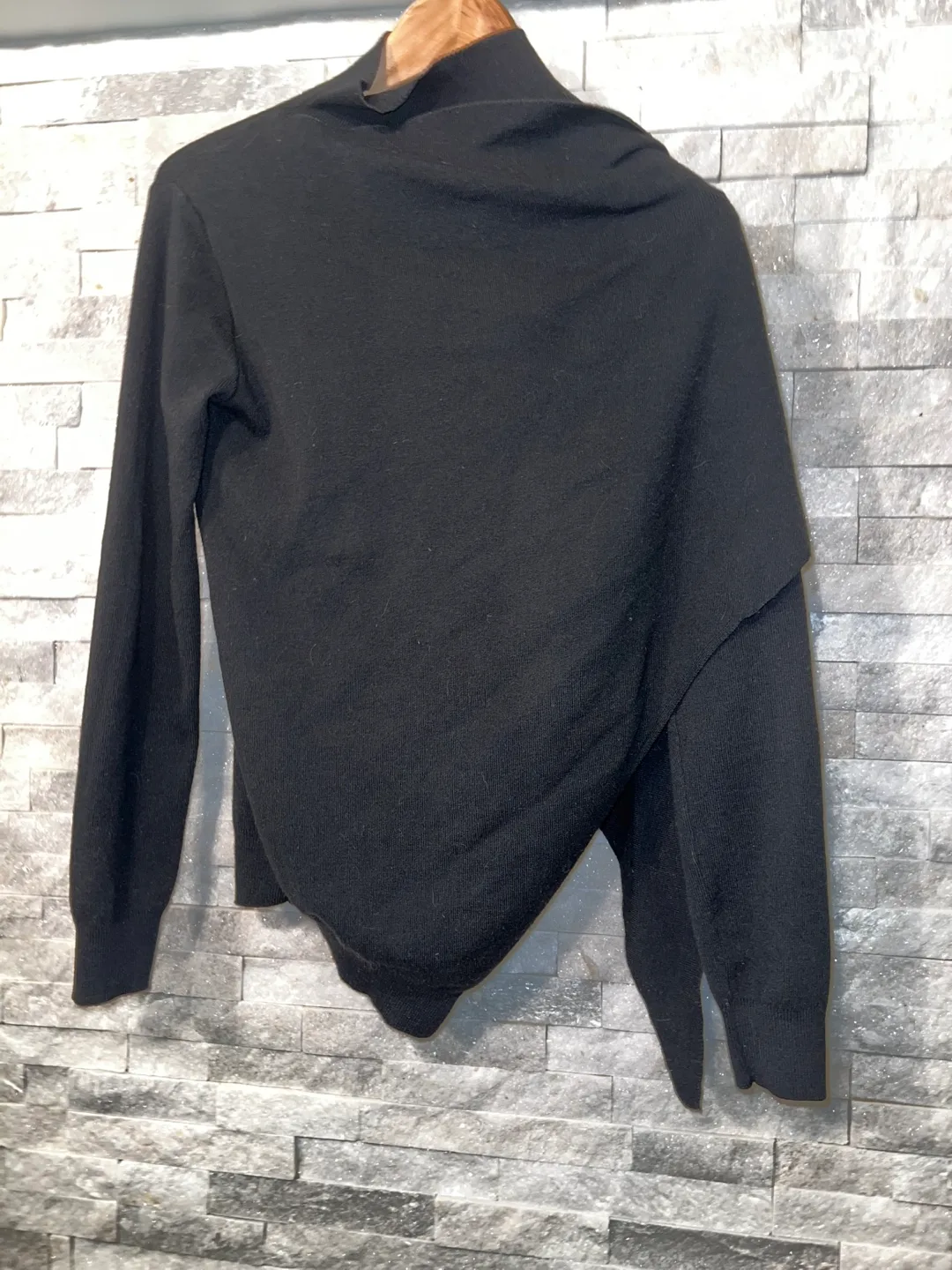 Factory Black Mock Neck Sweater - Size M image indicator(3)