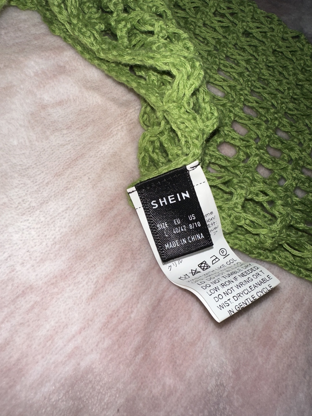 Shein Green Crochet sleeves - photo 3