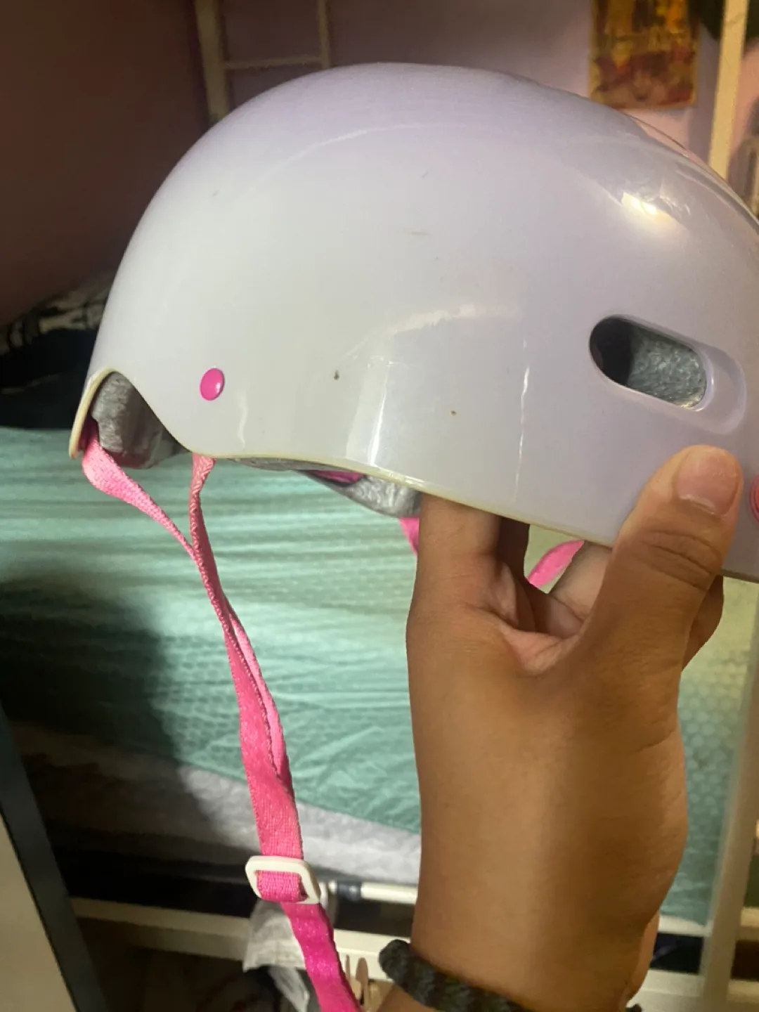 Lilac kids helmet image indicator(2)