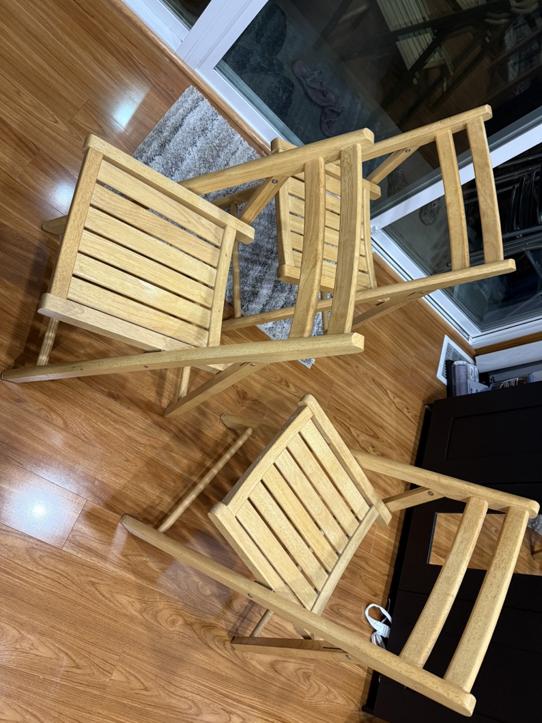 Folding Chairs - Set of 3