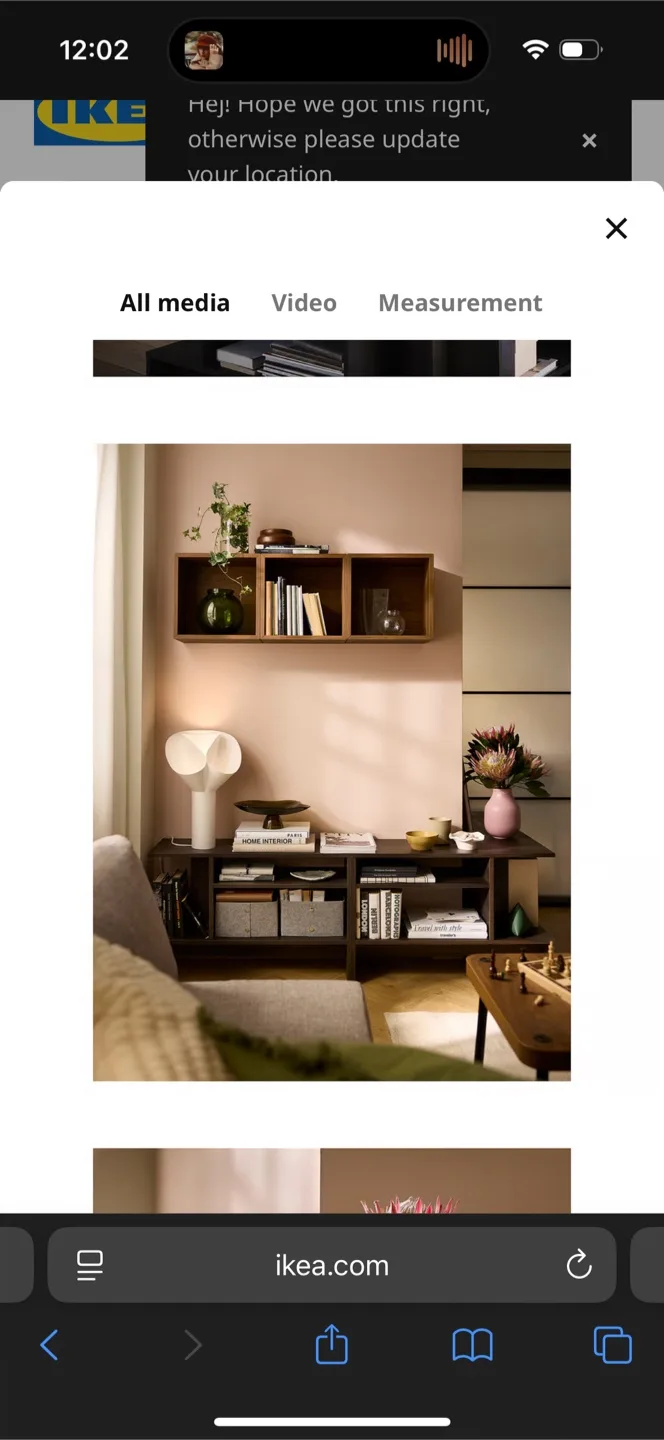 IKEA HOLMERUD side table thumbnail