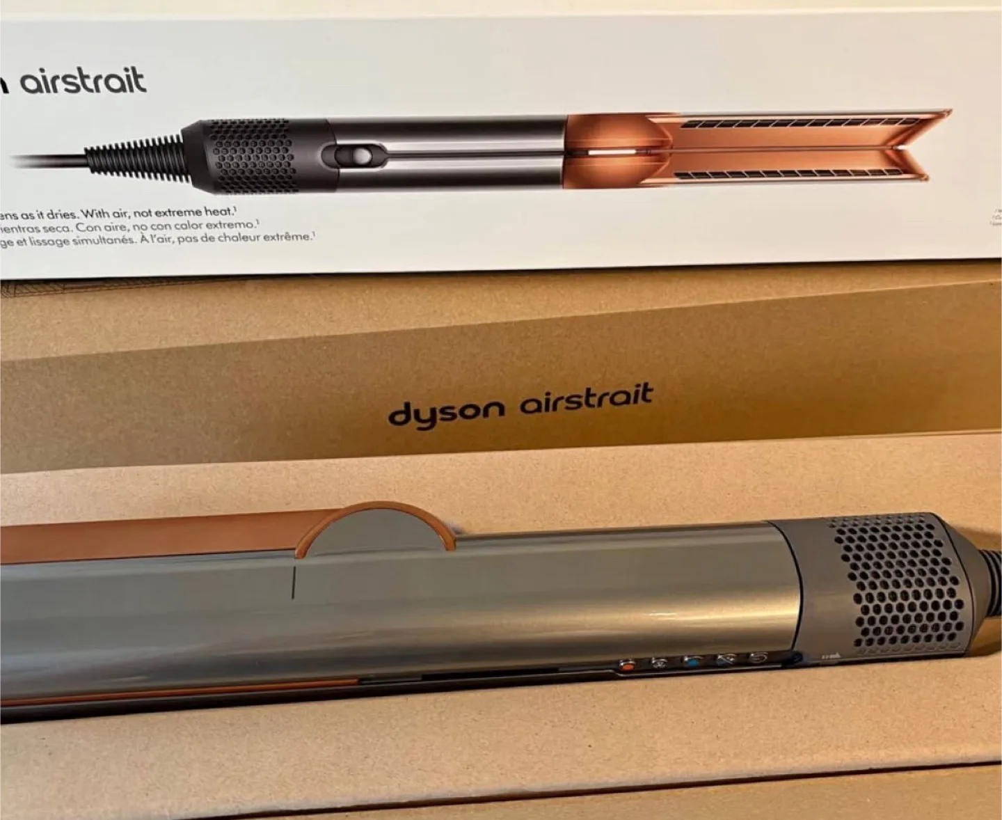 Dyson Airstrait Straightener - Brand new Open Box image indicator(3)