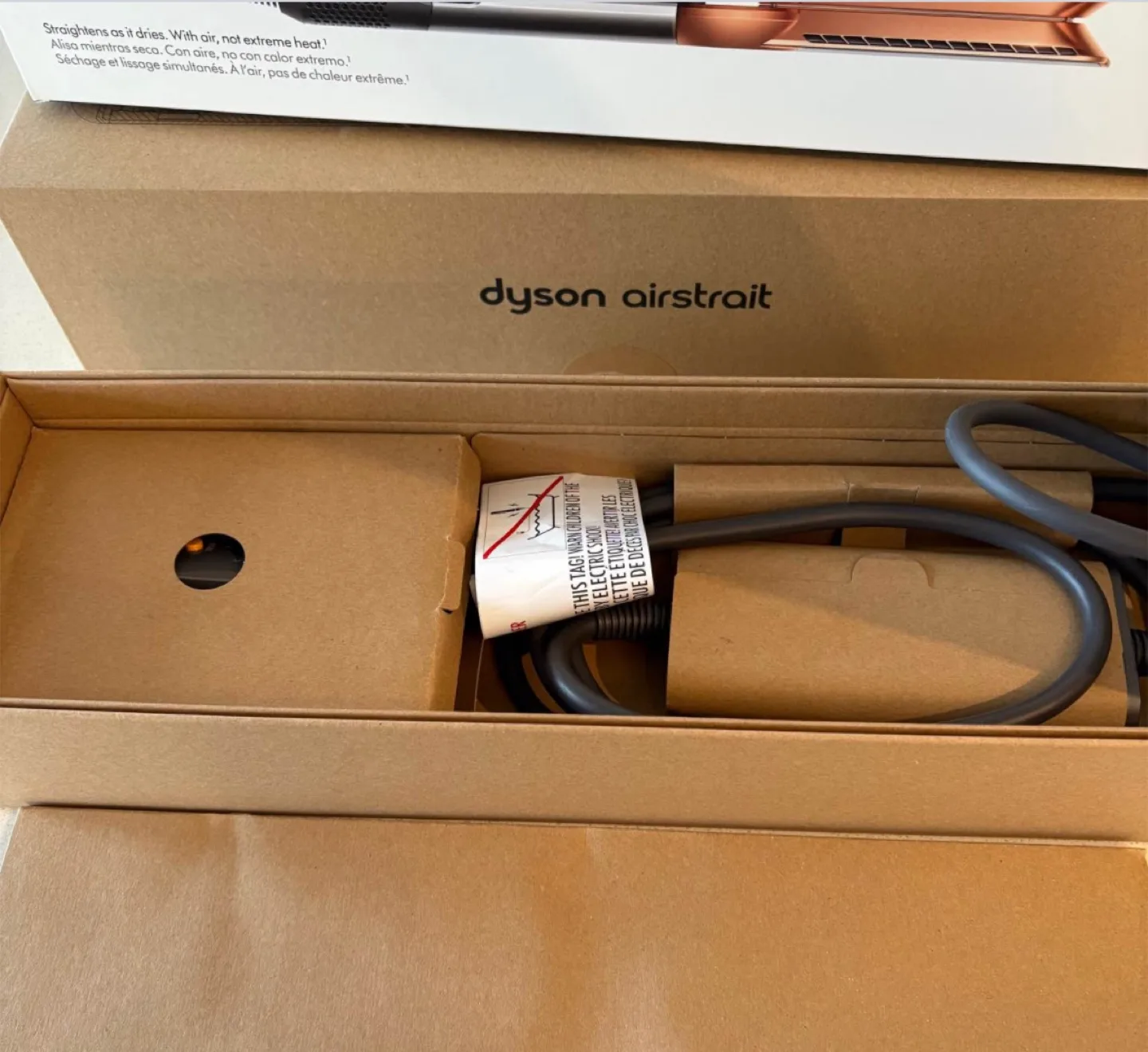 Dyson Airstrait Straightener - Brand new Open Box image indicator(5)