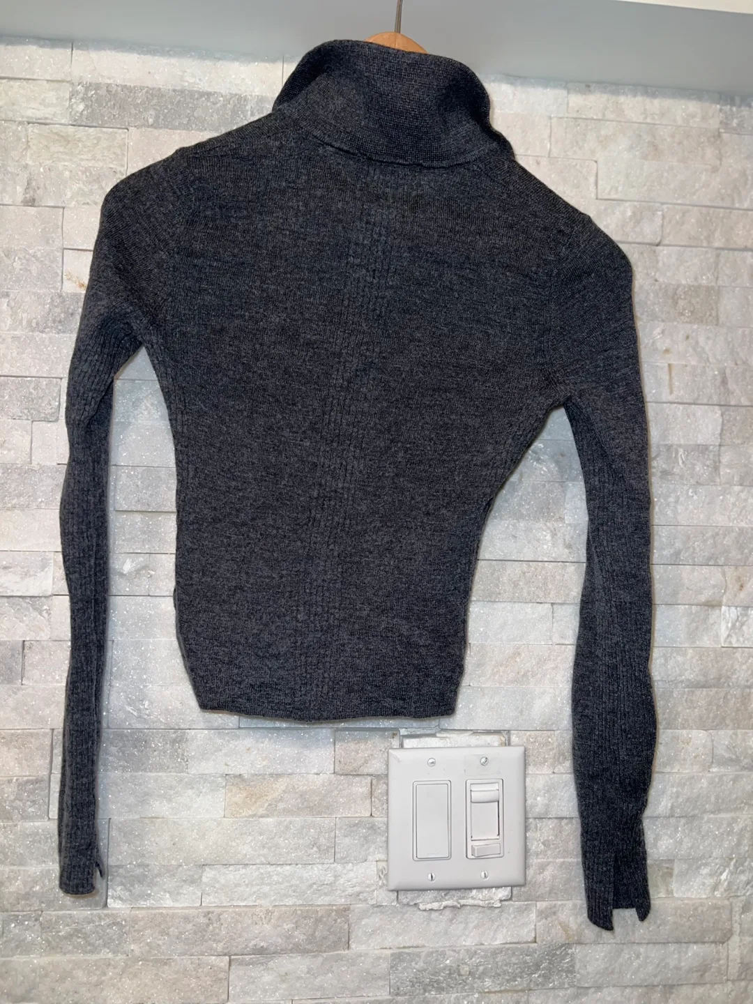Ganni Grey Knit Top - Size S image indicator(2)