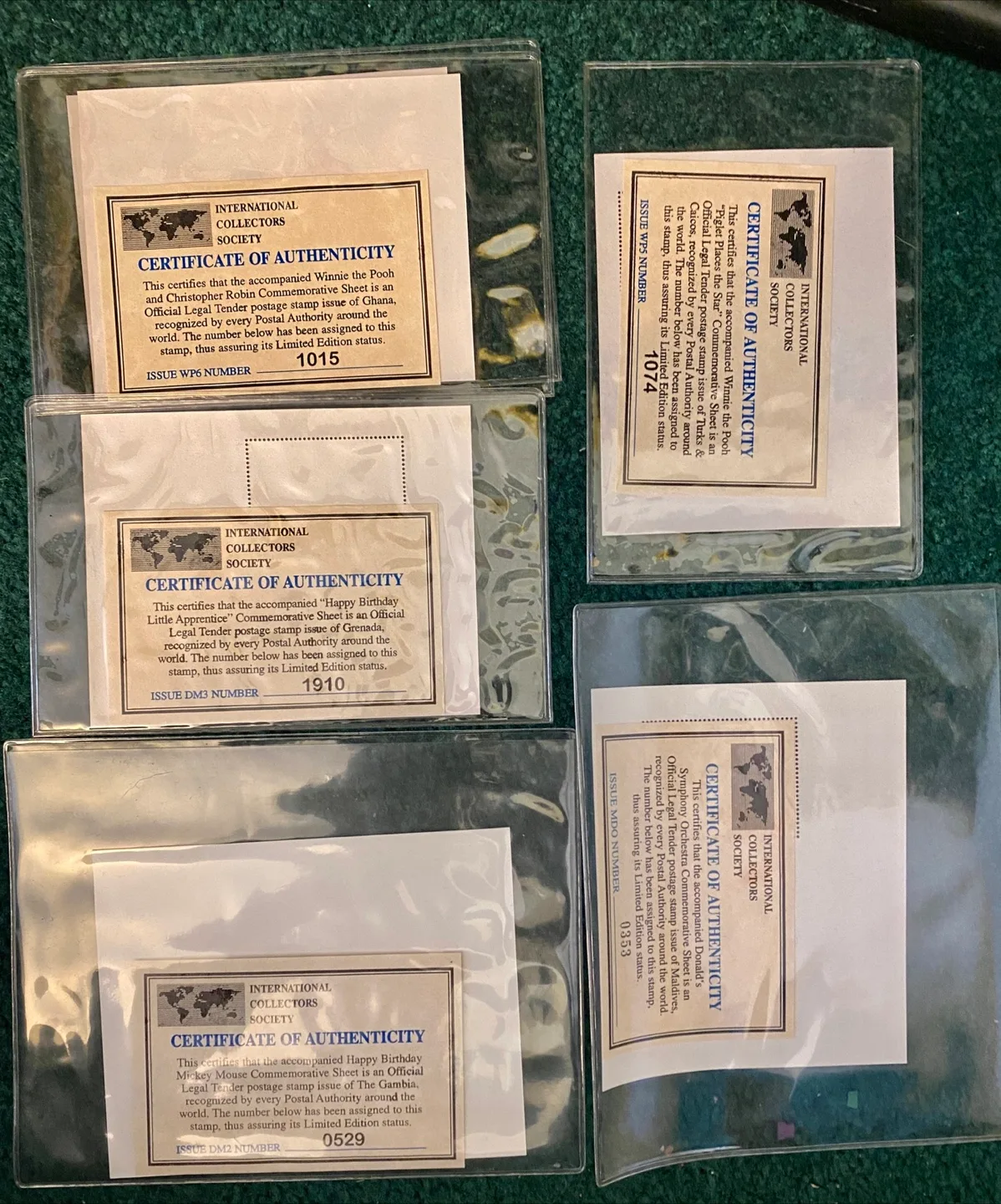 Disney Stamp Set - VTG COLLECTIBLE image indicator(10)