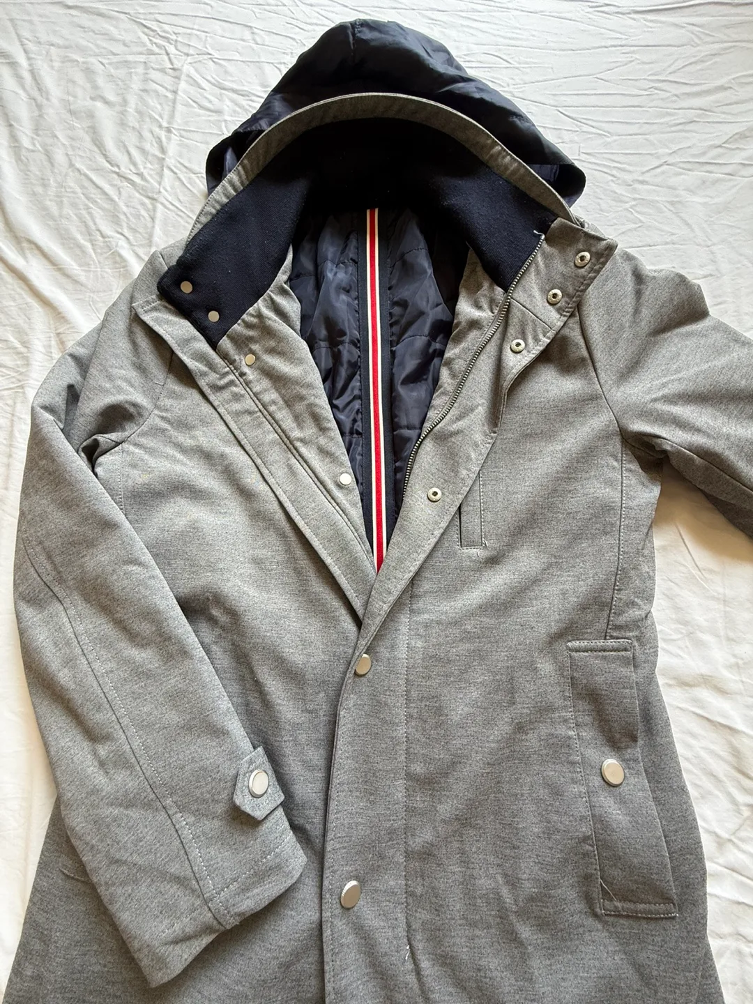 Zara Man Grey Coat image indicator(2)