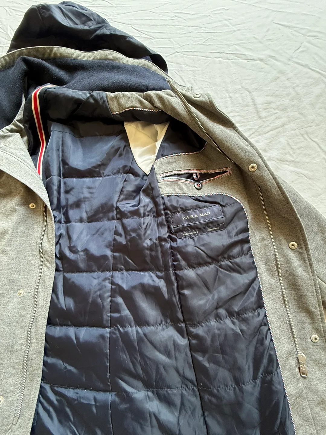 Zara Man Grey Coat image indicator(3)