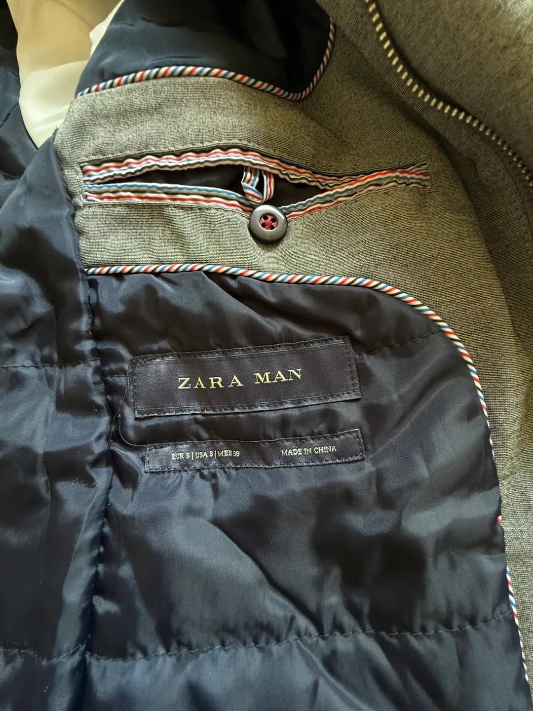 Zara Man Grey Coat image indicator(4)