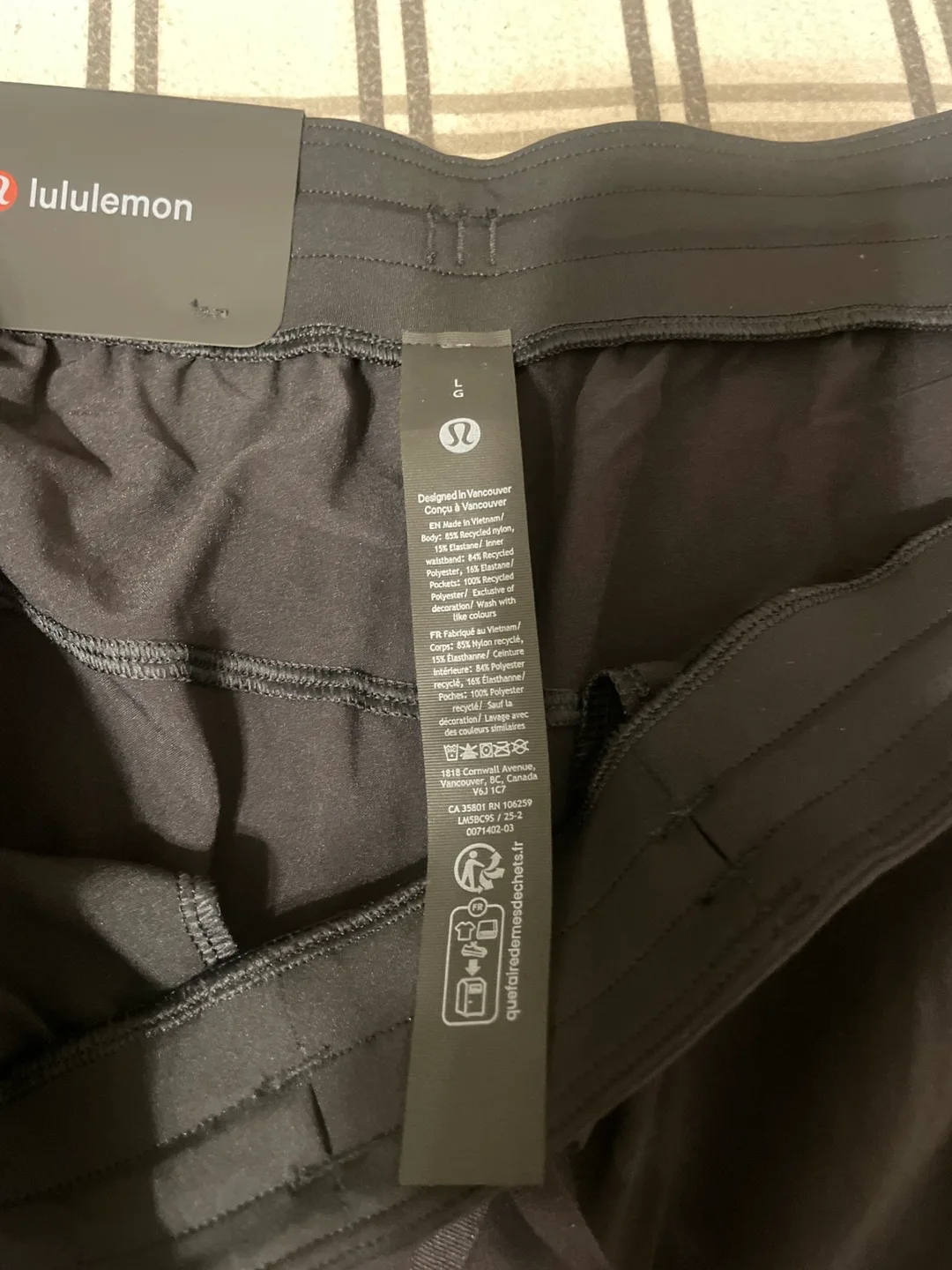 Lululemon Pace Breaker Jacket & Pants - Size L image indicator(3)