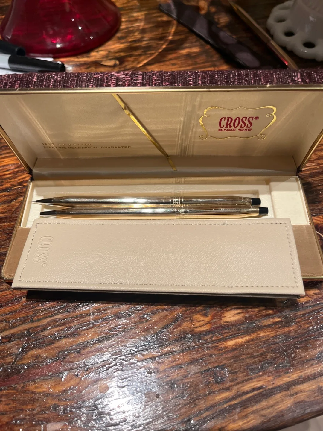 Cross 14kt Gold Filled Pen & Pencil Set thumbnail