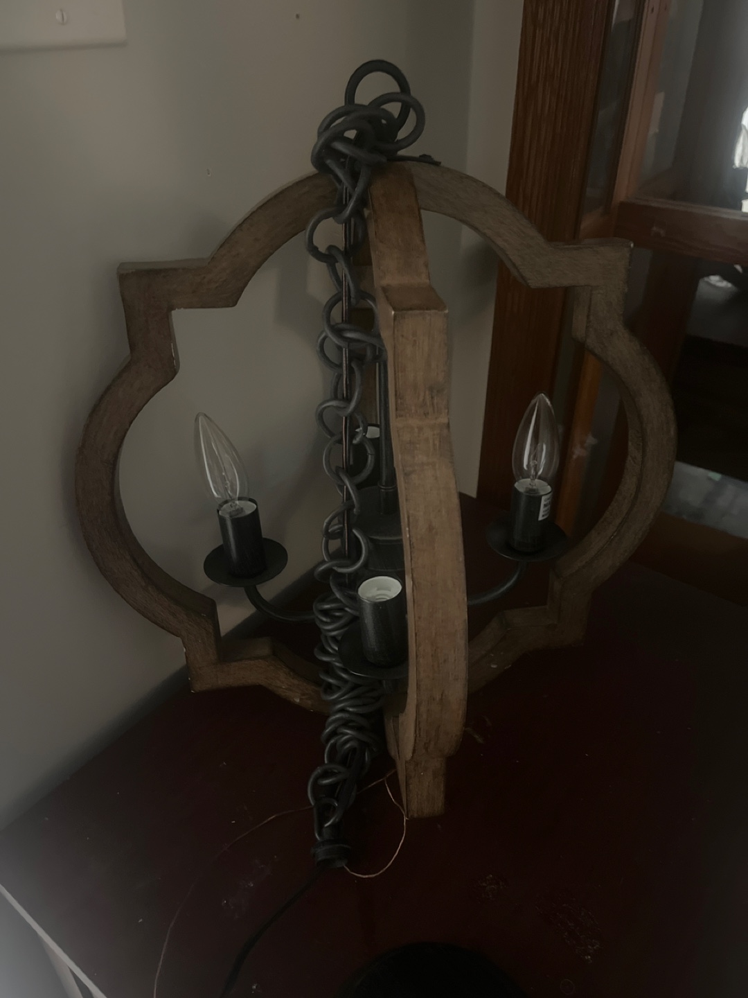 Wood Chandelier - Rustic Style - photo 2