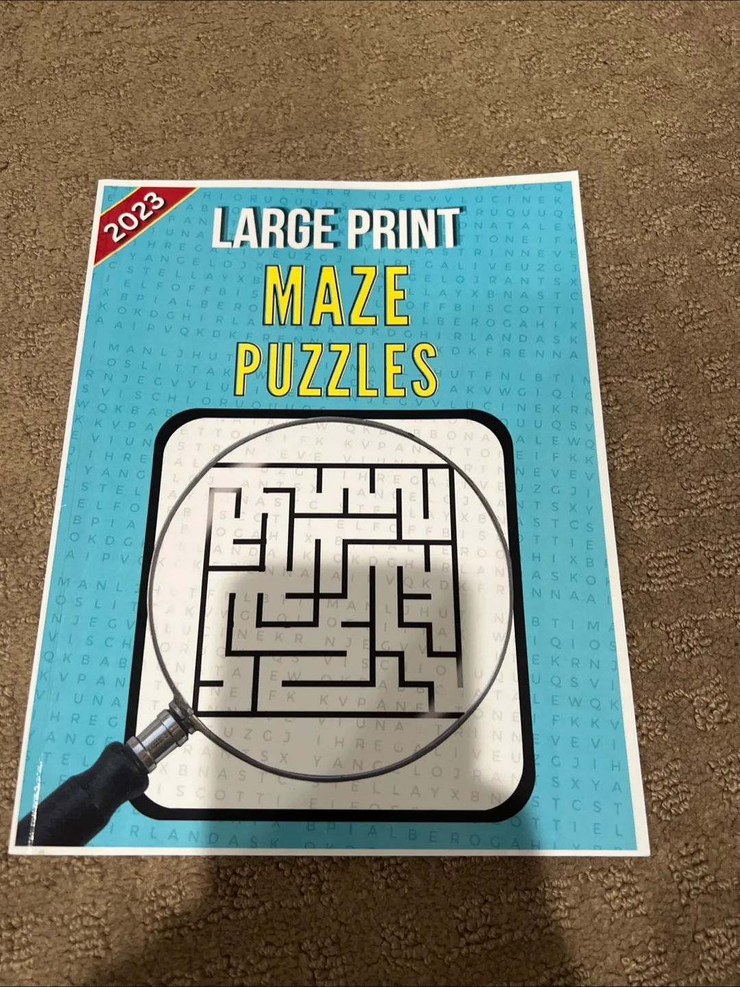 2023 Large Print Maze Puzzles Book thumbnail