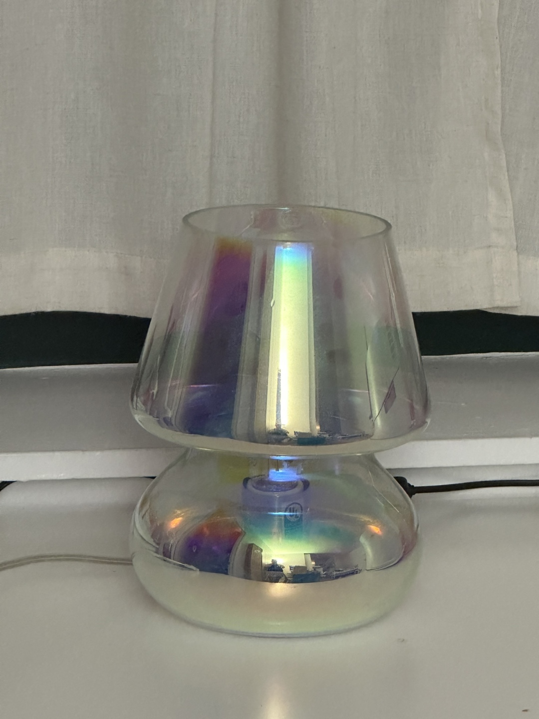 Iridescent Glass Lamp - photo 2