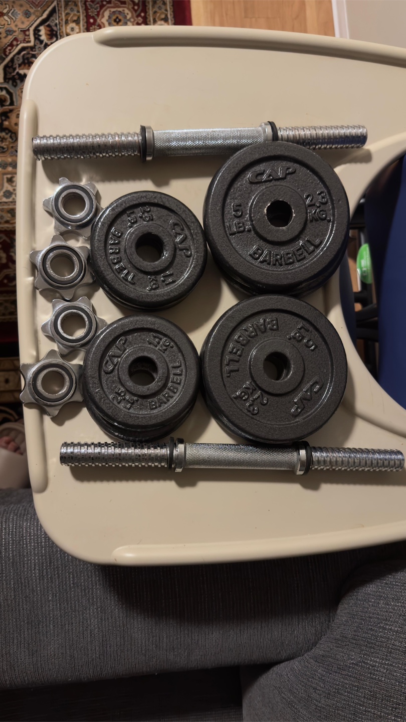 CAP Barbell Dumbbell Set - 2.5 & 5 lb Plates - photo 2