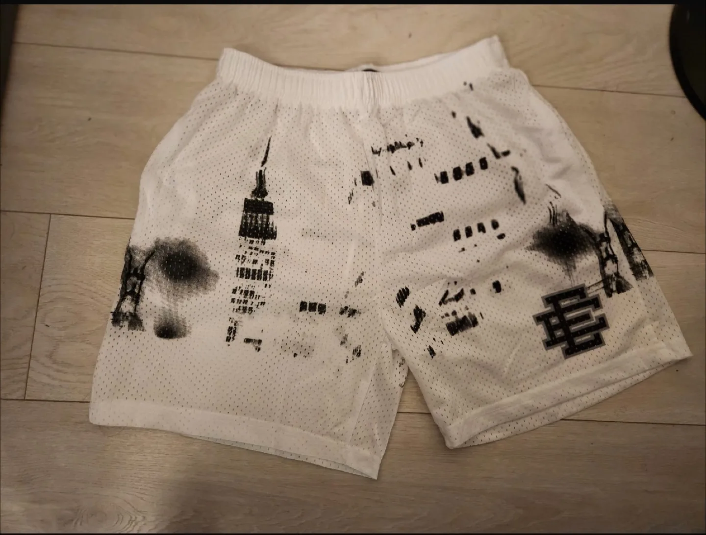 Eric Emanuel White Skyline Shorts thumbnail