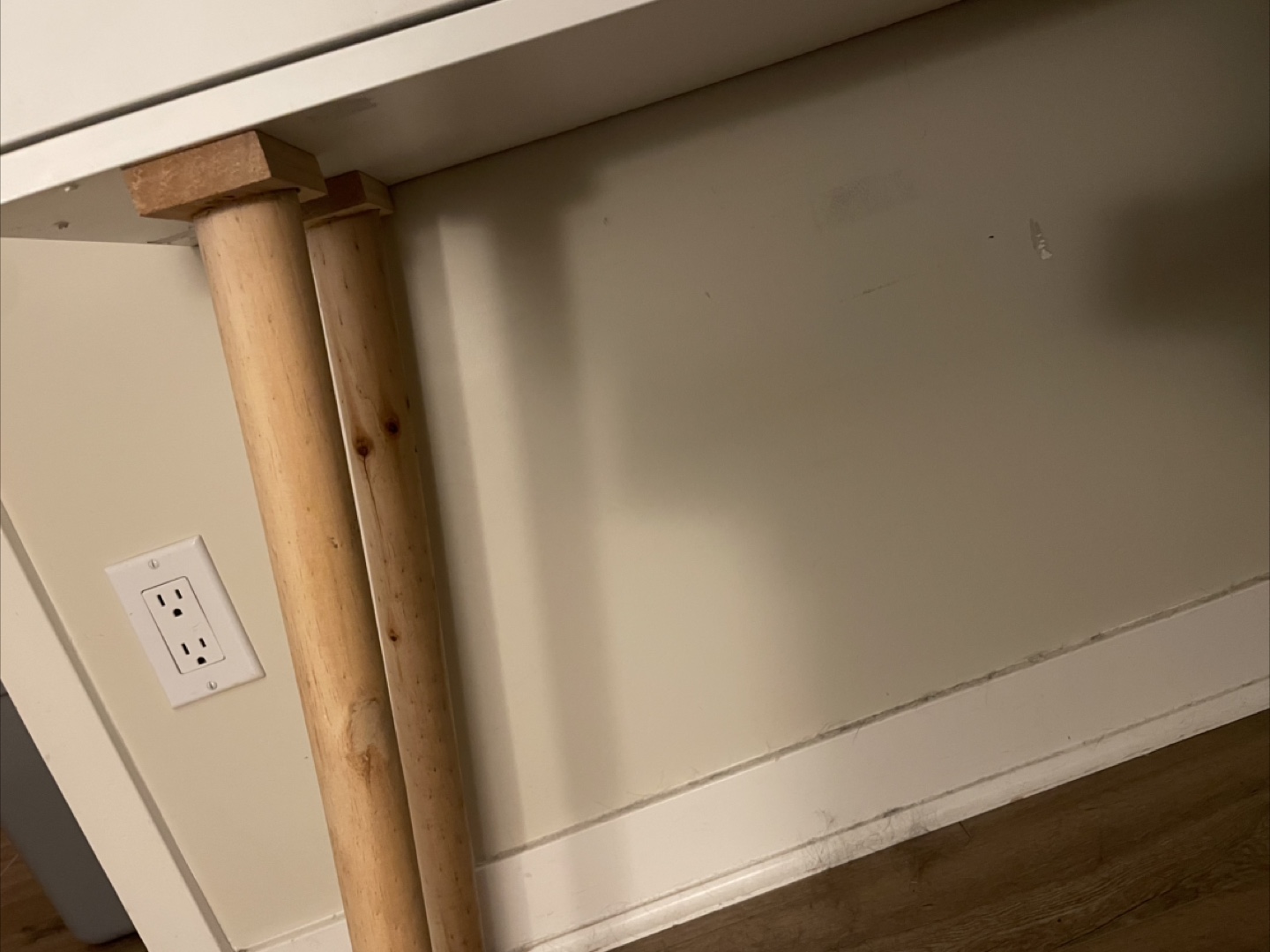 White Vanity Desk with Drawers - photo 4