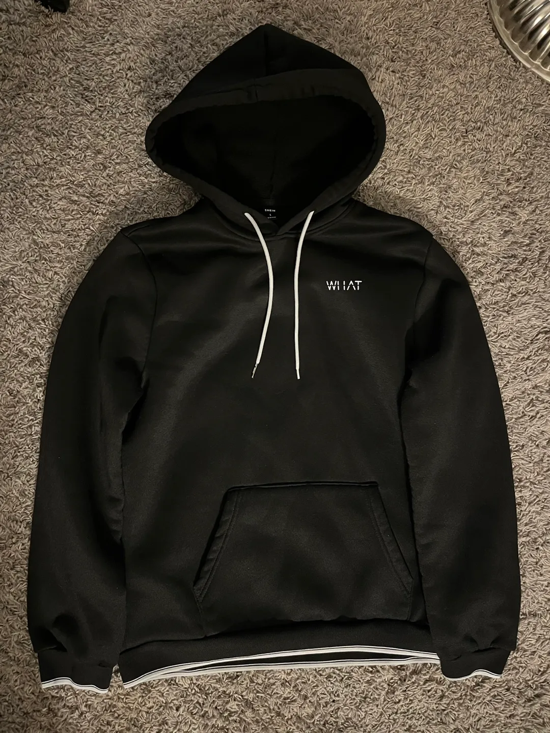 SHEIN Black Hoodie - Size L thumbnail