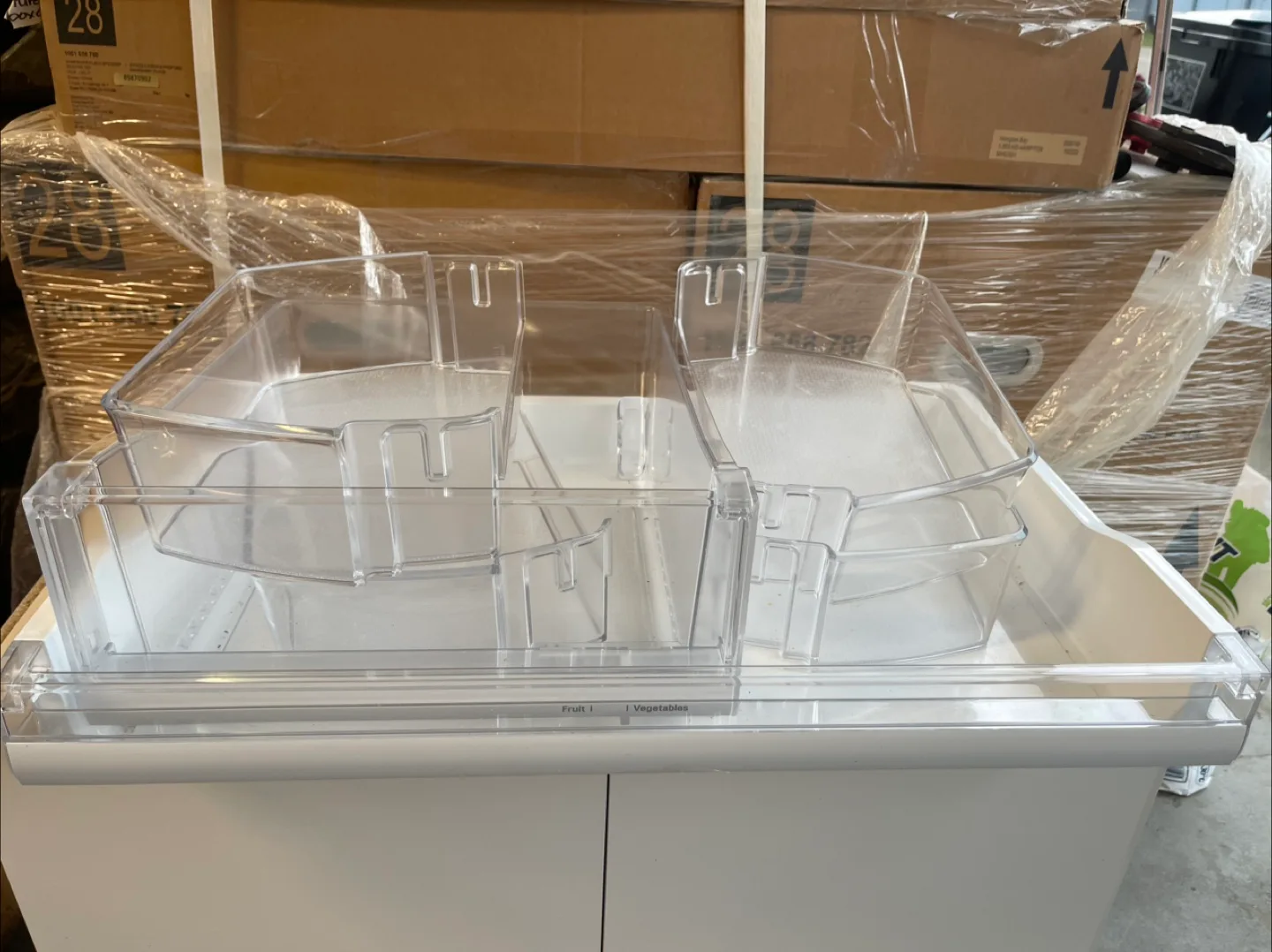 FREE Fridge Drawer and Door Shelves for LG Fridge