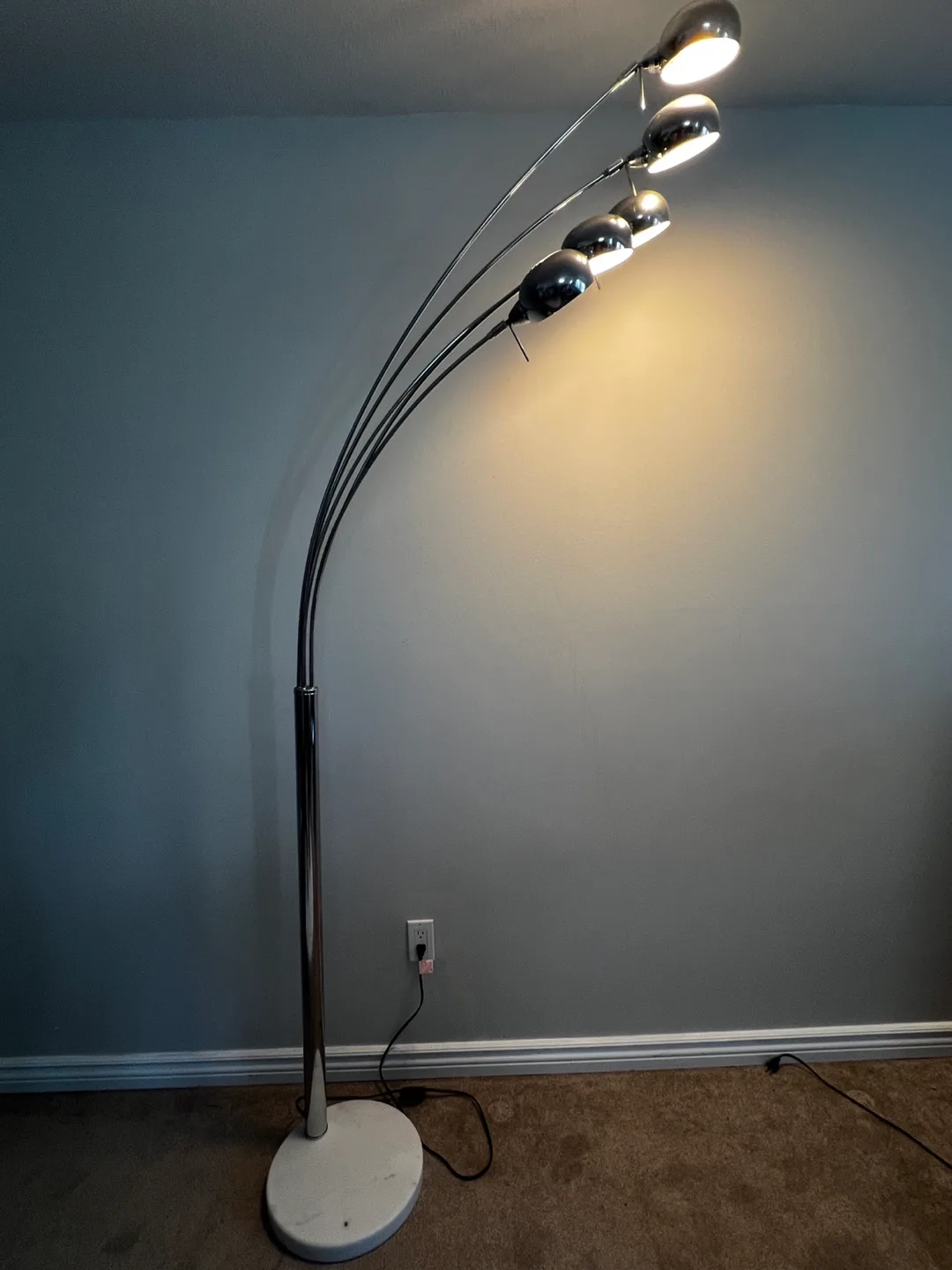 Lyra 231cm Marble Base Floor Lamp image indicator(2)