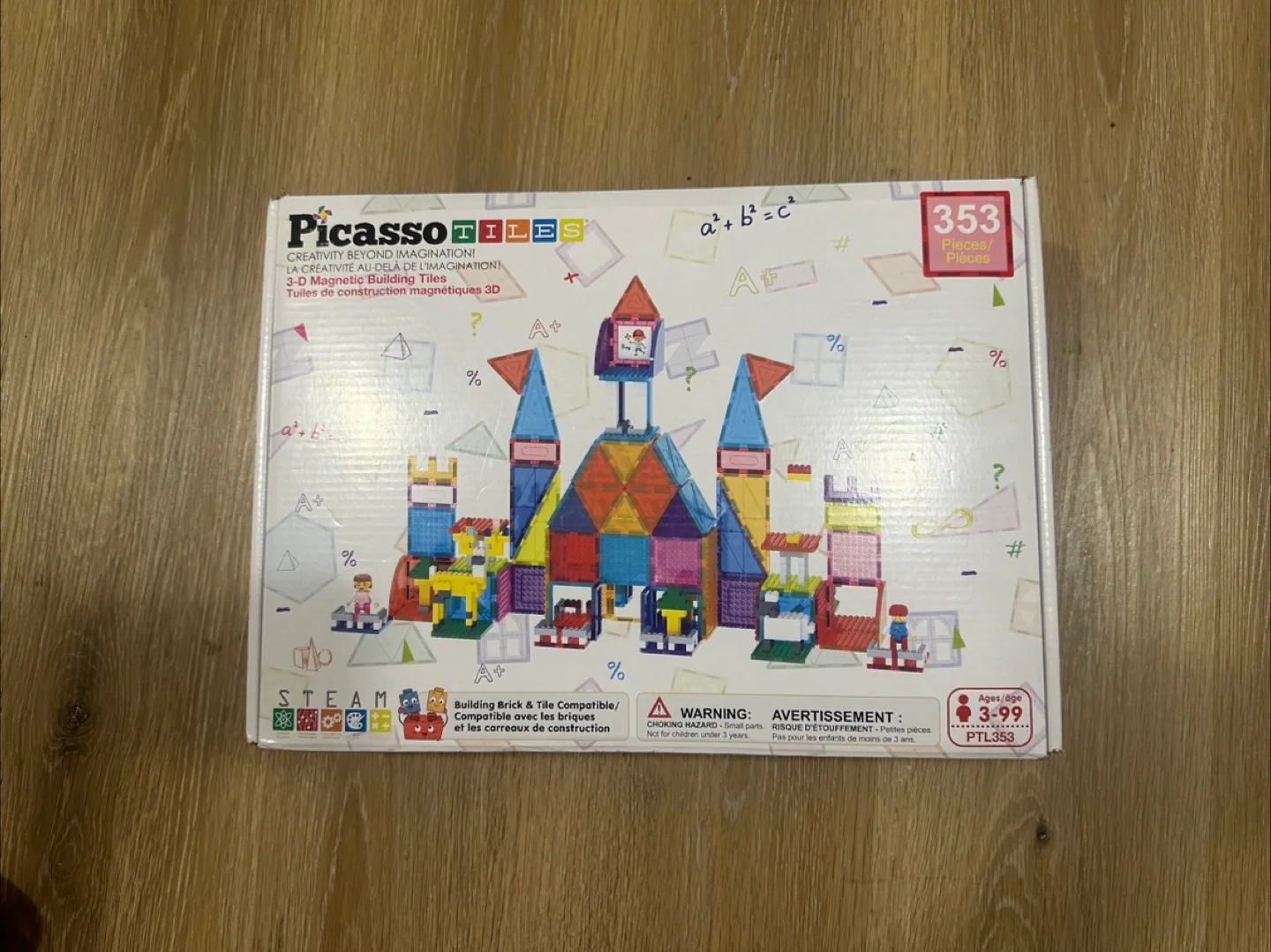 Picasso Tiles 353 Pieces - 3D Magnetic Tiles thumbnail