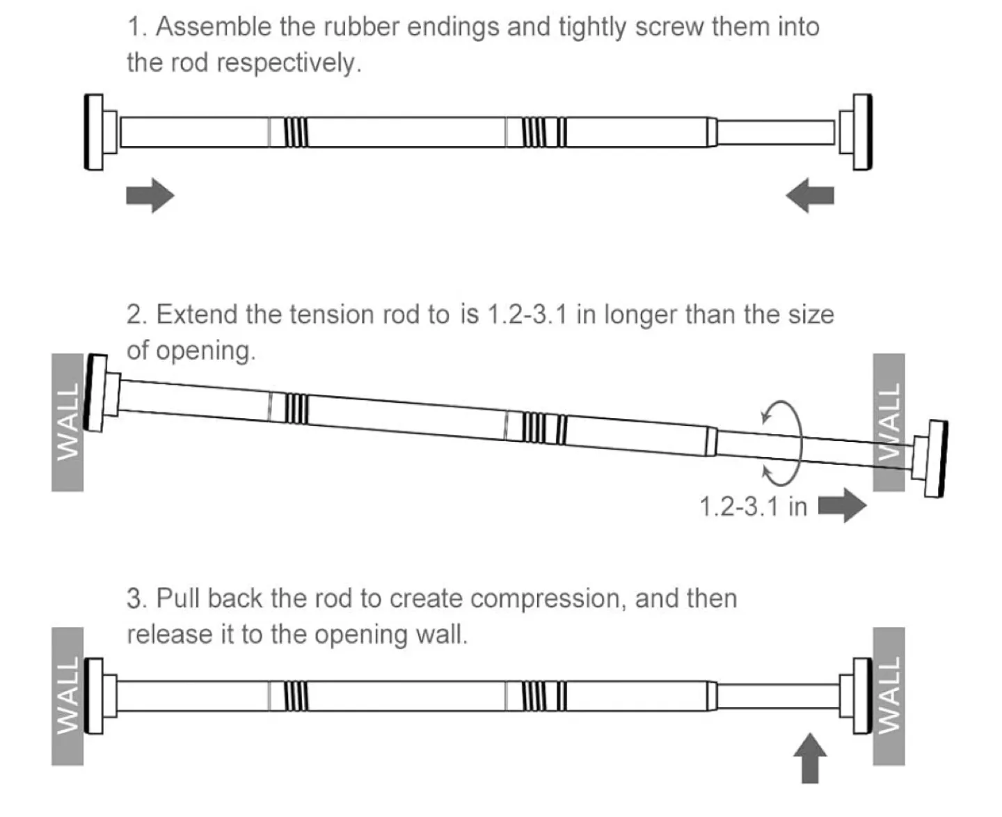 Tension Curtain Rod thumbnail